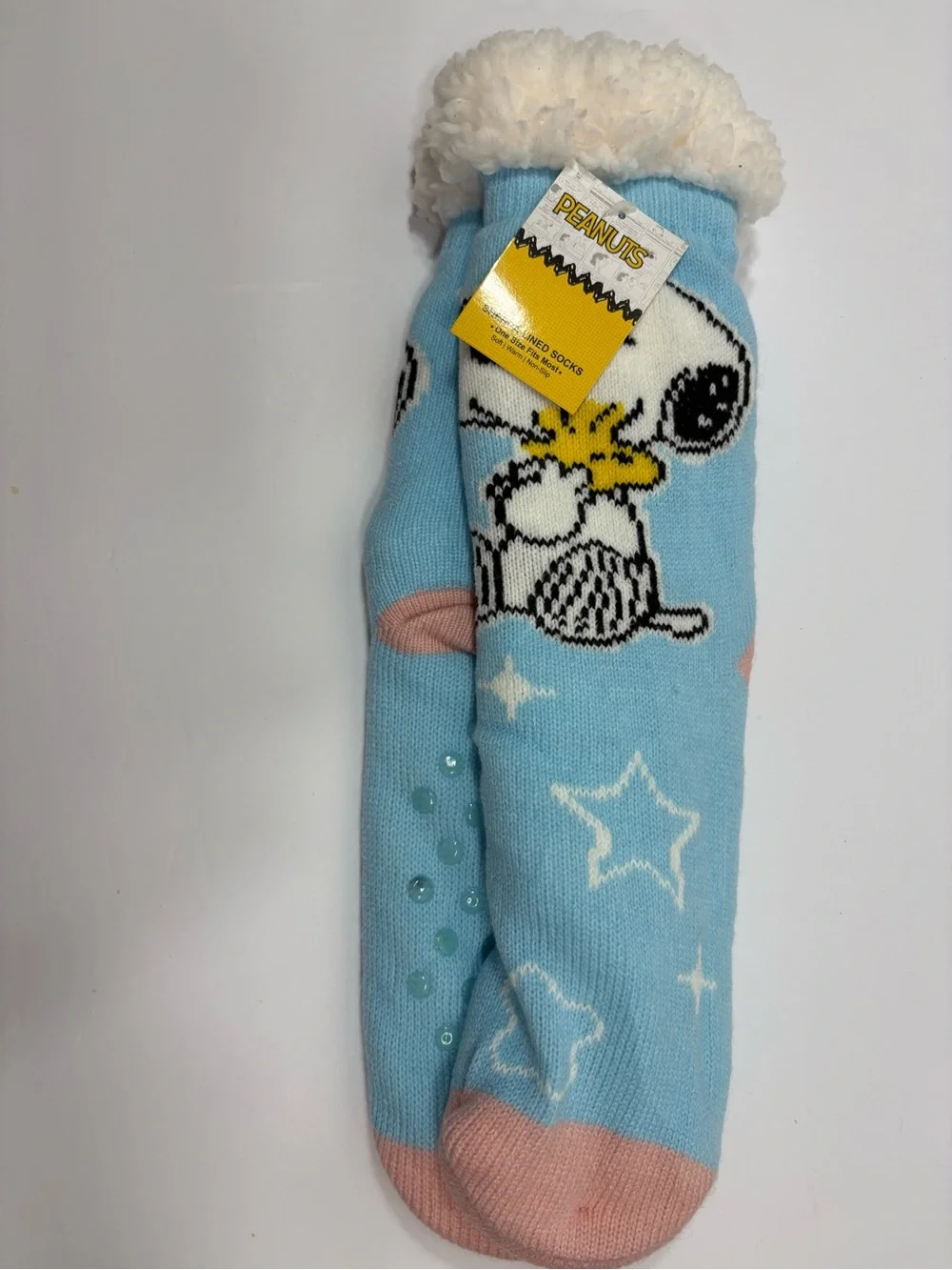 Peanuts Snoopy Cozy Fleece-Lined Socks